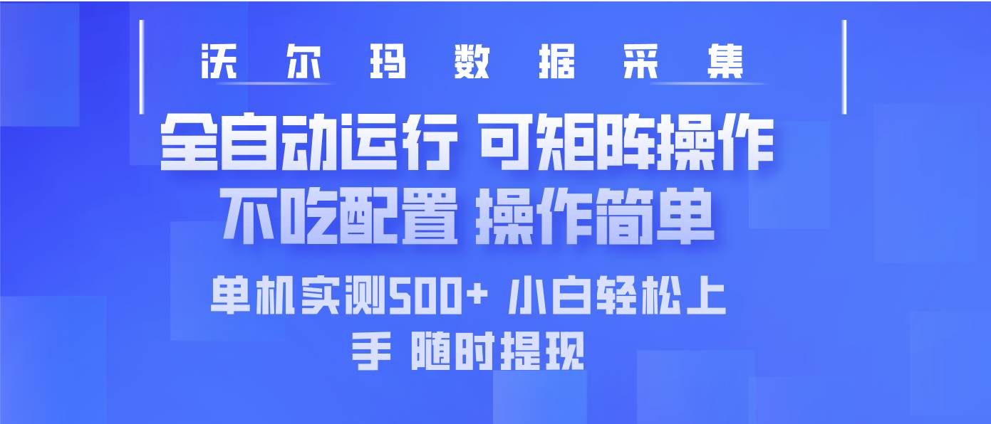 （14560期）最新沃尔玛平台采集 全自动运行 可矩阵单机实测500+ 操作简单-时光论坛
