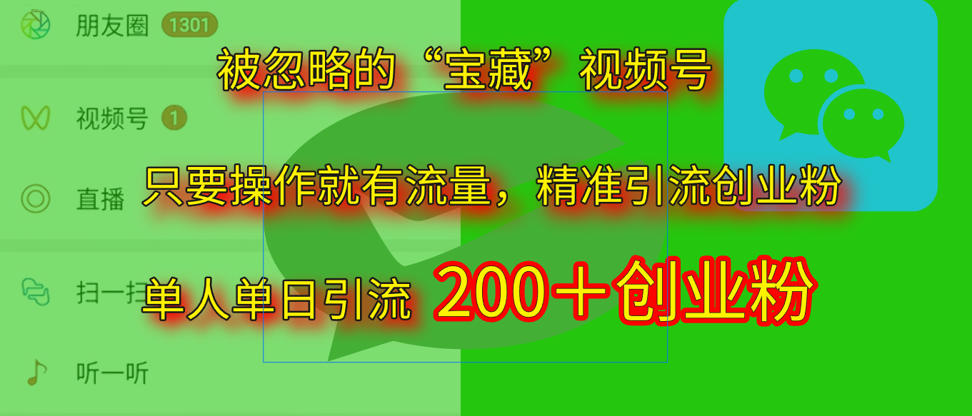 2025.5月最新被忽略的“宝藏”视频号，精准日引流200+-时光论坛