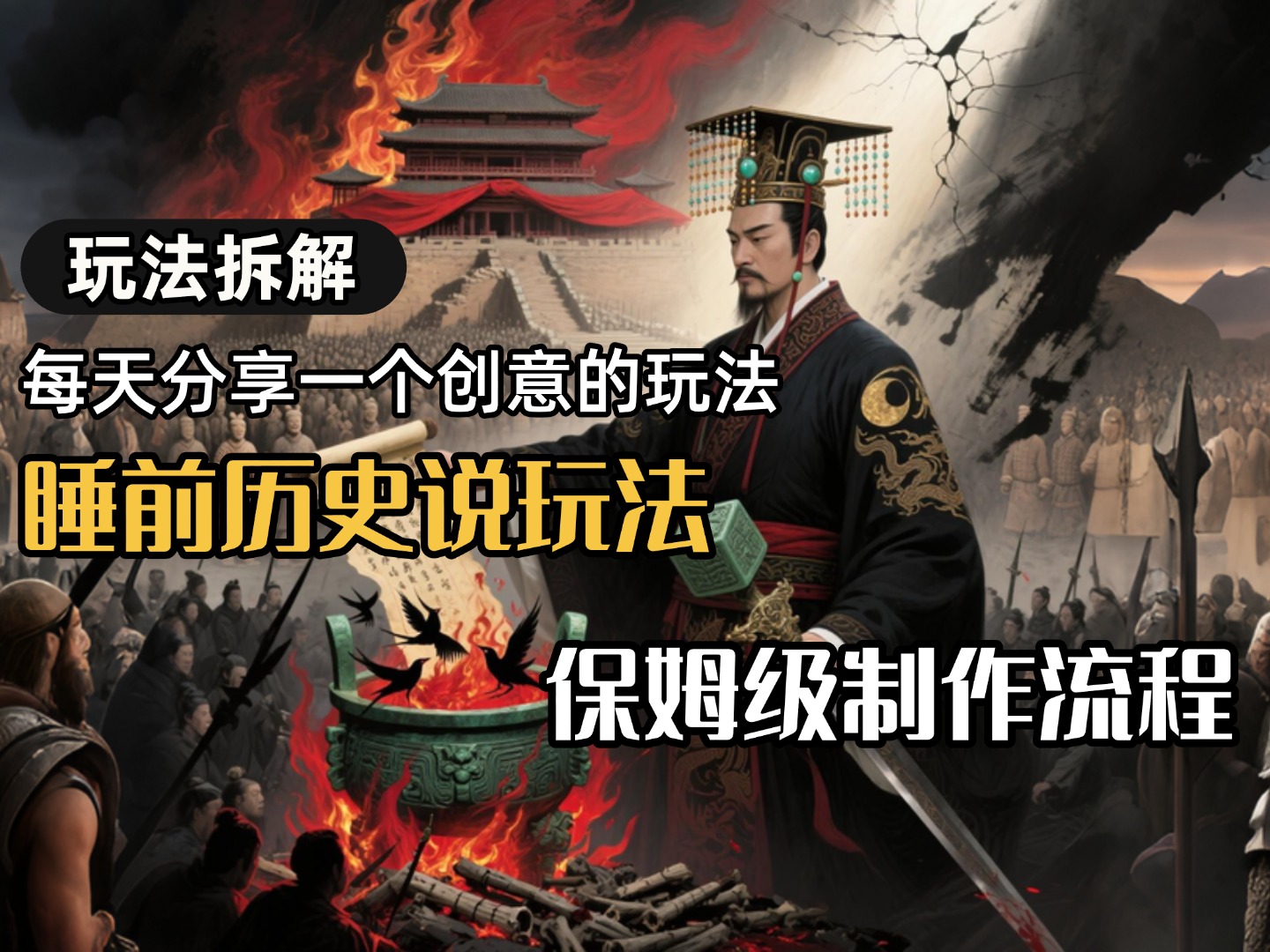 13条作品涨粉24.5万，全流程拆解睡前历史说，保姆级教程-时光论坛