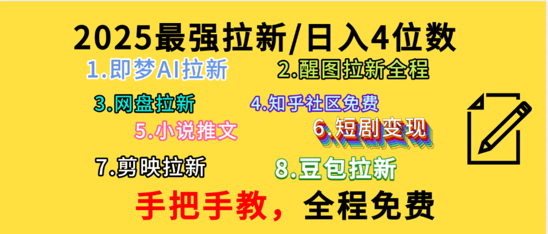 全程免费，手把手教，日入4位数的拉新项目，教会你免费使用各种AI软件，并且持续更新市面上最新的项目哦！-时光论坛