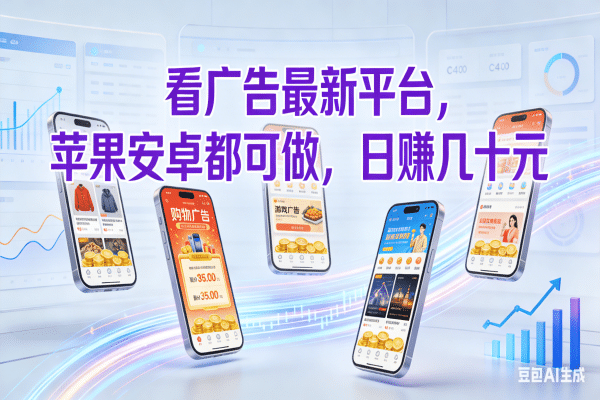 看广告最新平台，苹果安卓都可做，日赚几十元-时光论坛