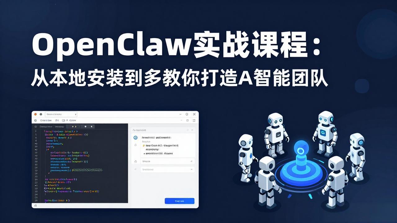 OpenClaw实战课程：从本地安装到多Agent协同，手把手教你打造AI智能团队-时光论坛
