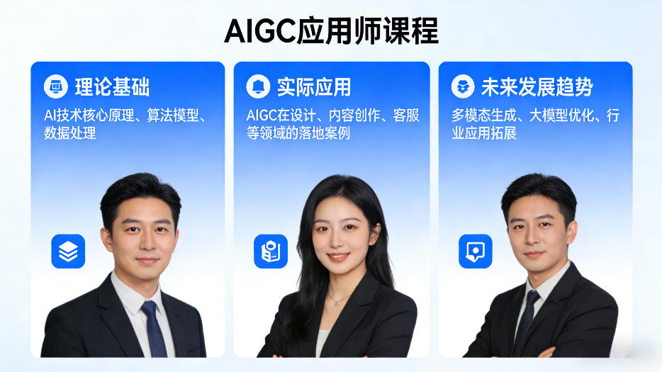 AIGC应用师课程，覆盖了AI技术的理论基础、实际应用、以及未来发展趋势-时光论坛
