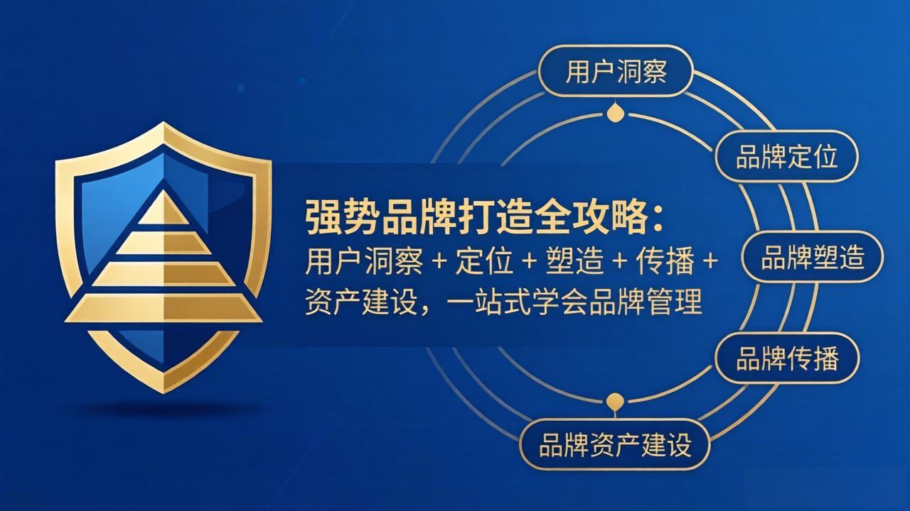 强势品牌打造全攻略：用户洞察 + 定位 + 塑造 + 传播 + 资产建设，一站式学会品牌管理-时光论坛