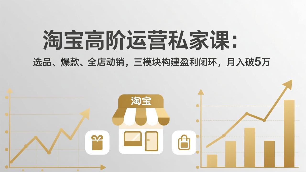 淘宝高阶运营私家课(更新26年4月-时光论坛