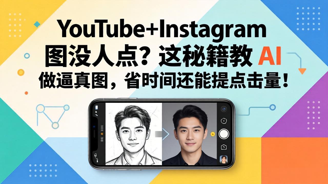 YouTube+Instagram图没人点？这秘籍教 AI 做逼真图，省时间还能提点击量-时光论坛