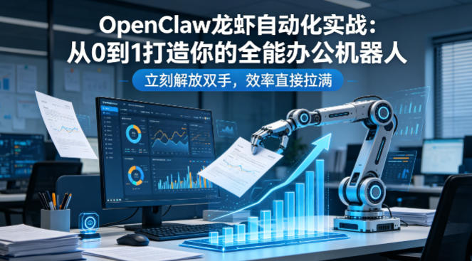 OpenClaw龙虾自动化实战：从0到1打造你的全能办公机器人，立刻解放双手，效率直接拉满-时光论坛