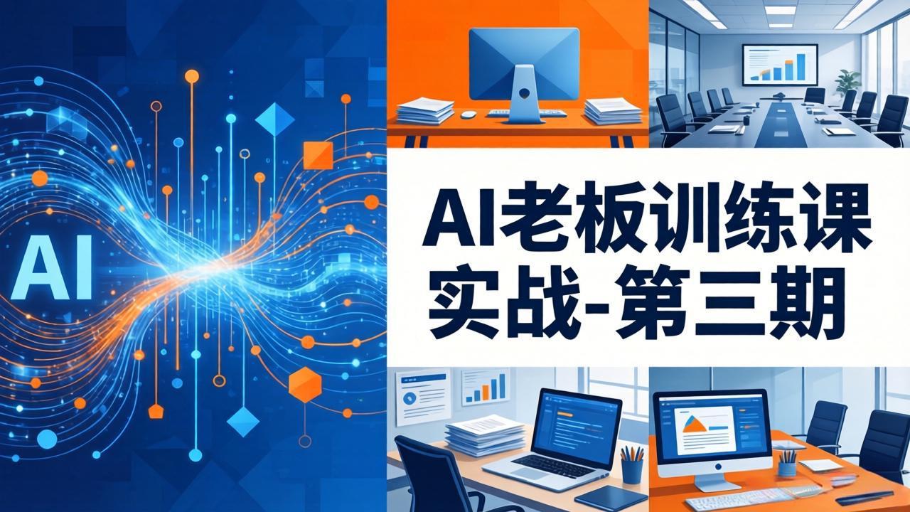 AI老板训练课实战-第三期：AI+内容应用落地教学，从0到1打通AI变现完整路径-时光论坛