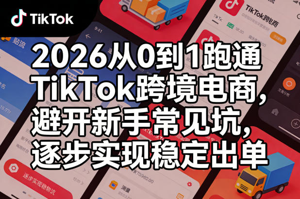 2026从0到1跑通TikTok跨境电商，避开新手常见坑，逐步实现稳定出单(更新0414)-时光论坛