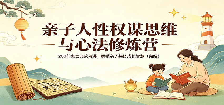 亲子人性权谋思维与心法修炼营：260节寓言典故精讲，解锁亲子共修成长智慧(完结)-时光论坛