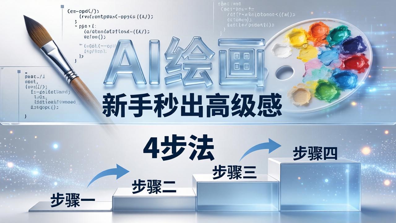 AI绘画入门别再硬磕了！即梦4步法：万能提示词公式+BRTR框架，新手秒出高级感-时光论坛
