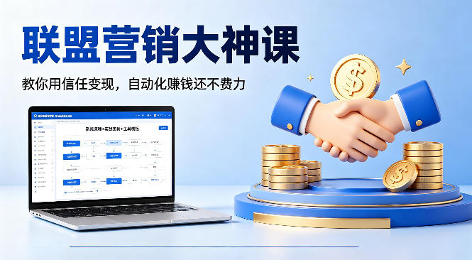 联盟营销大神课，教你用信任变现，自动化賺钱还不费力【原创双语字幕】-时光论坛