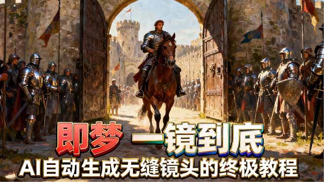 即梦AI一镜到底终极教程，智能补帧+运镜技巧，AI自动生成无缝丝滑长镜头高效出片-时光论坛